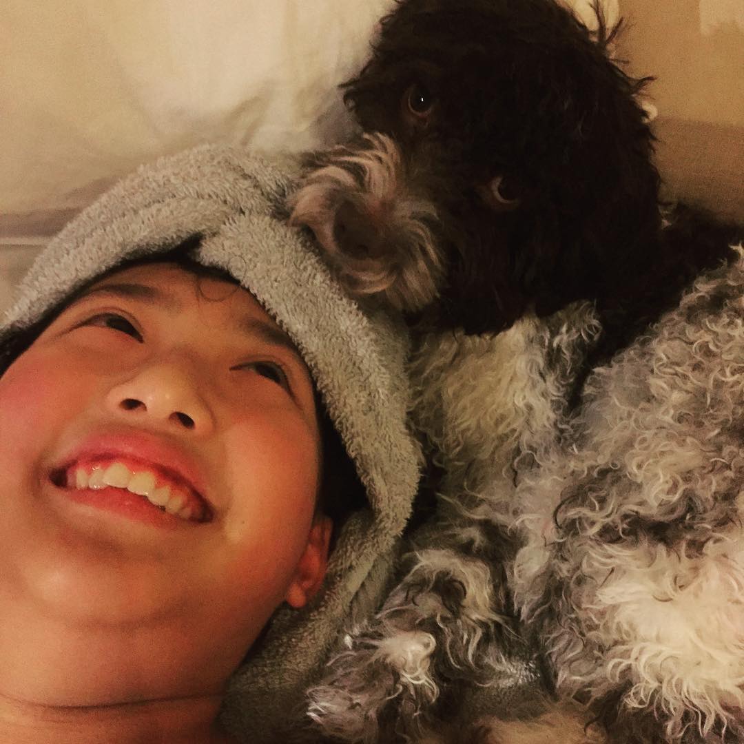 Me and my Mini mum just took a shower. She is the greatest - 1512935707